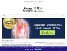 Tablet Screenshot of massagekompagniet.dk